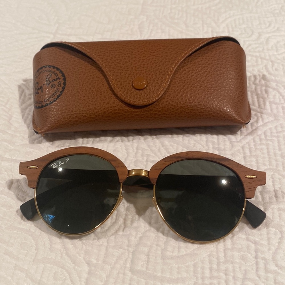 Ray-ban polarized Clubhouse Classic Wood